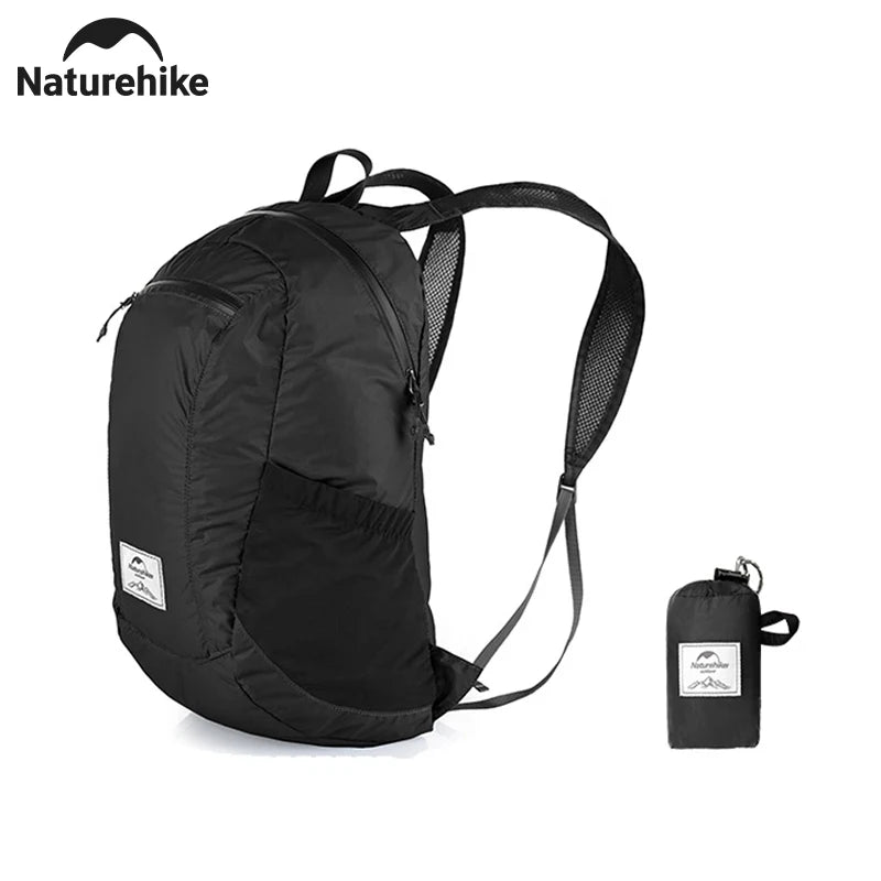 Camping Backpack 18L Capacity Portable Foldable Waterproof Shoulder Bag Men Women Outdoor Travel Hiking Backpack