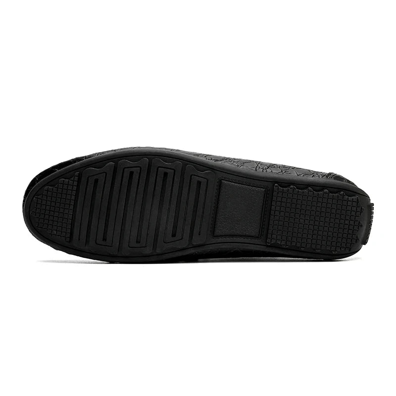 Fashionable Men Business Formal Shoes Slip-on Male Lazy Person Walking Loafers Luxury Brand Adult Leisure Driving Shoes