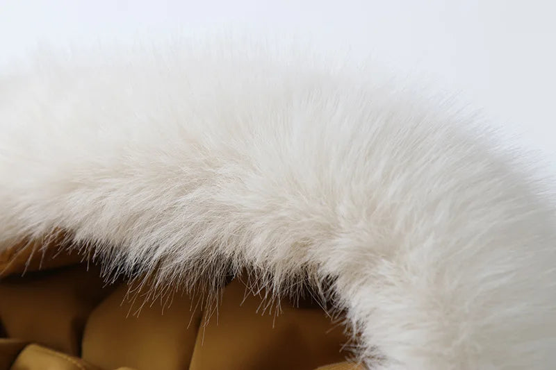 NIEUWE winterskikledingset voor kinderen, 2 stuks, jongens, dikke bontvoering, capuchonjassen + overalls, meisjes, warm sneeuwpak, 2-5 jaar, unisex