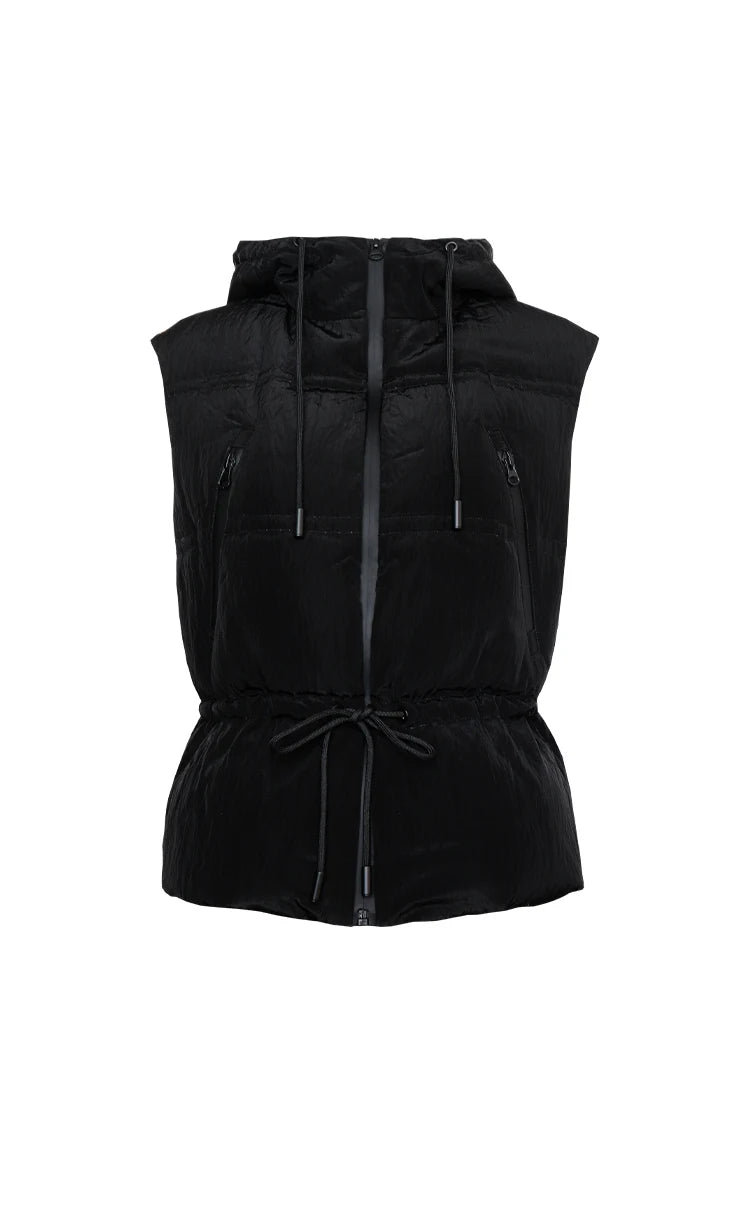 Women's High-Quality Luxury BC Winter Warm & Thick Duck Down Hooded Jackets, Down Vest Coats For Ladies
