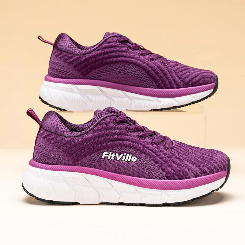 Women's Wide Toe Box Shoes Breathable Extra Wide Running Shoe Lightweight For Swollen Feet With Cushioned Relief Pain