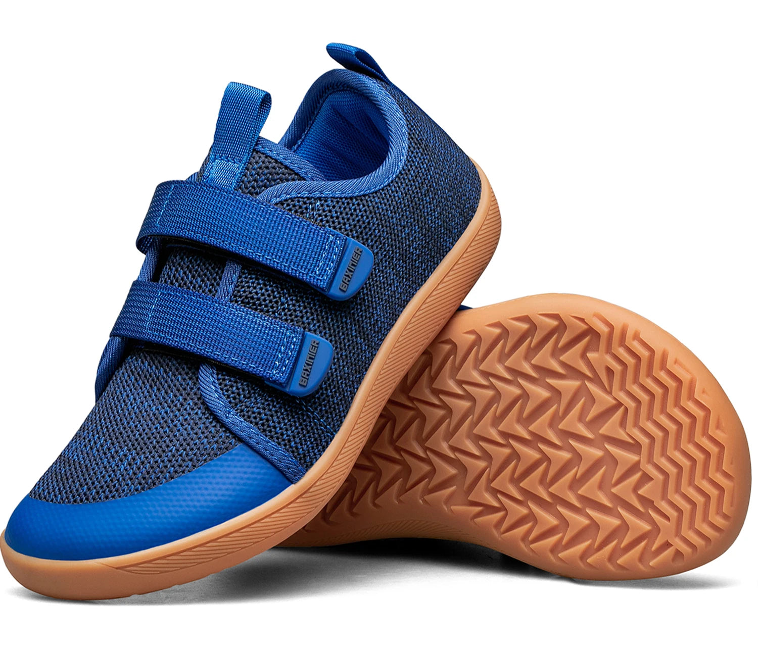 Nieuwe kinderschoenen op blote voeten, crosstrainer, ademend, comfortabele gebreide zool, meisjes- en jongenswandelschoenen, antislipschoenen voor buiten