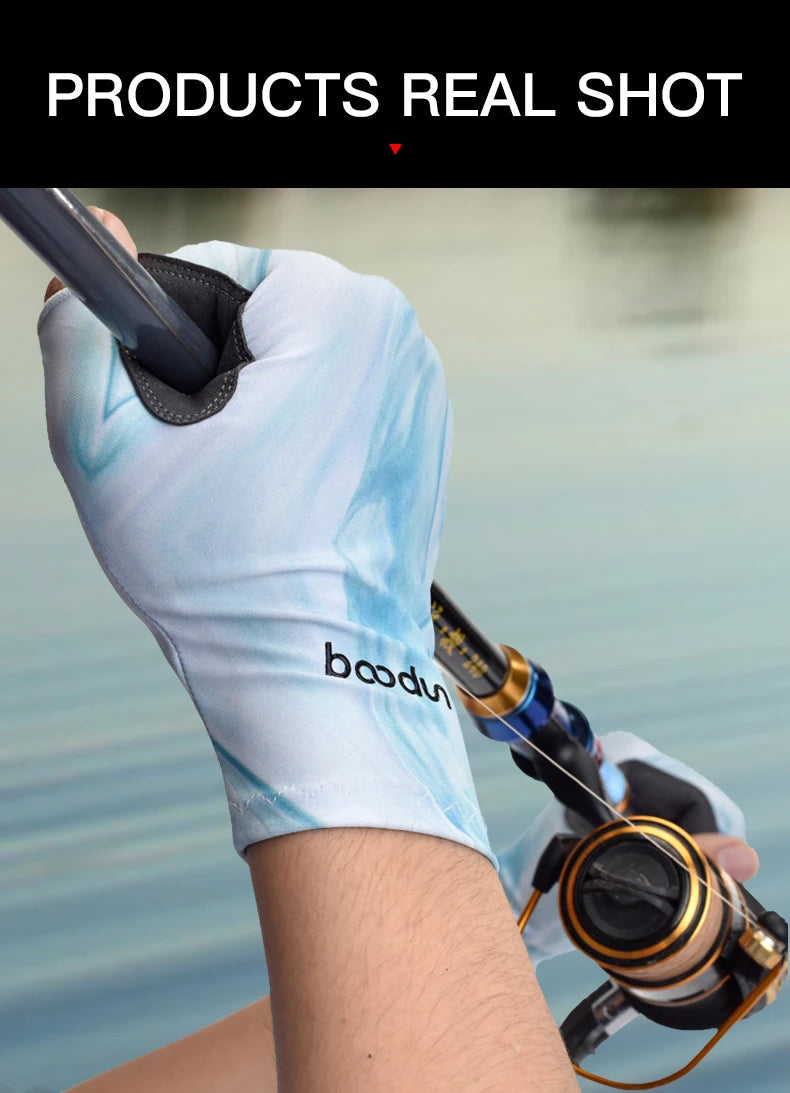 Fingerless Fishing Gloves are designed for Men and Women Fishing, Boating, Kayaking, Hiking, Running, Cycling P111439