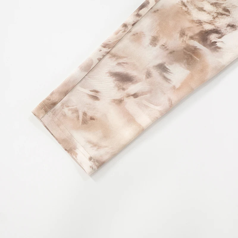 Cross Halter Jumpsuit Dames Zomer Blad Print Rugloos Mouwloos Stretch Fitness Activiteit Streetwear Overalls