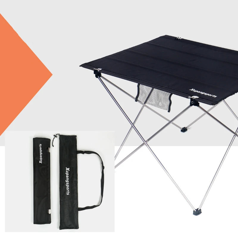 Outdoor Folding Small Table, Portable Camping Picnic Table, Ultralight  Aluminum Alloy Oxford Cloth Table