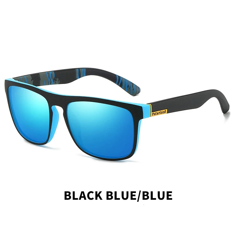 Vintage Square Polarized Sunglasses – UV400 Designer Driving & Fishing Sunglasses for Men & Women