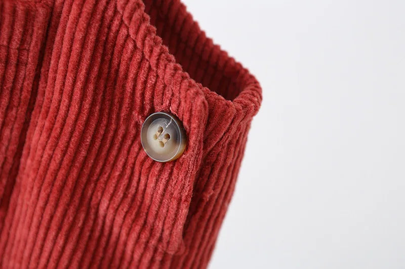 Baby Overalls Corduroy Jumpsuits Front Pocket Boys Girls Pants Kids Clothes For Children 0-3Y Unisex