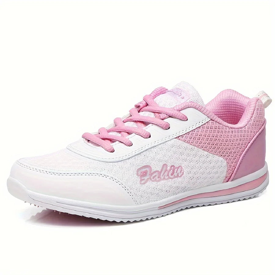 Breathable Sneakers For Women 2024 New Fashion Solid Color Soft Women Sneakers Mesh Fabric Lace Up Woman Shoes Female Footwear