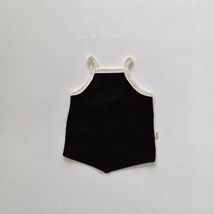 2025 Zomer Nieuwe Baby Mouwloze T-shirts Katoenen Baby Meisjes Effen Sling Tops Peuter Jongen Vest Casual Ademende Kinderkleding 0-2Y Unisex