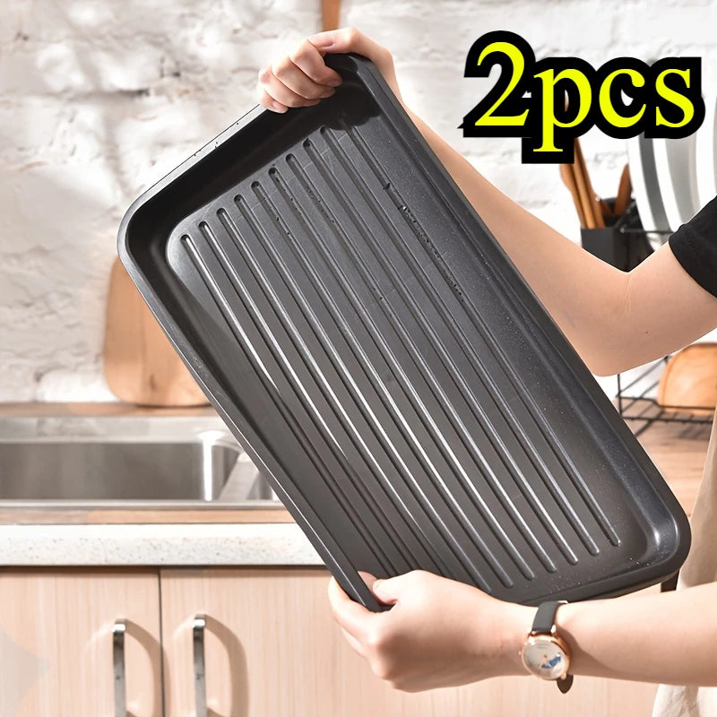 Durable  Under-Sink Mat - Waterproof Drip Tray Liner For Kitchen & Bathroom Cabinets, Easy-Clean Storage Solution