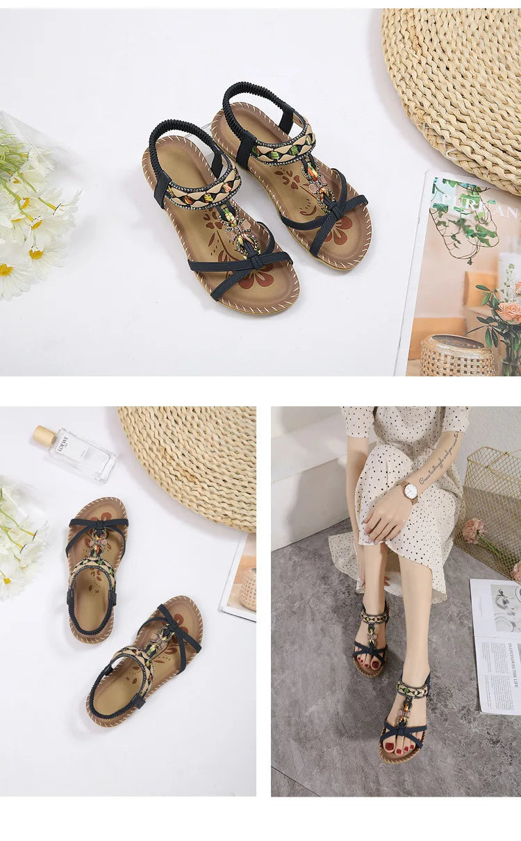 Sandals Shoes Women Summer Fashion Casual Ladies Shoes Party Women's Sandals Beach Flat Sandal Women Footwear Female