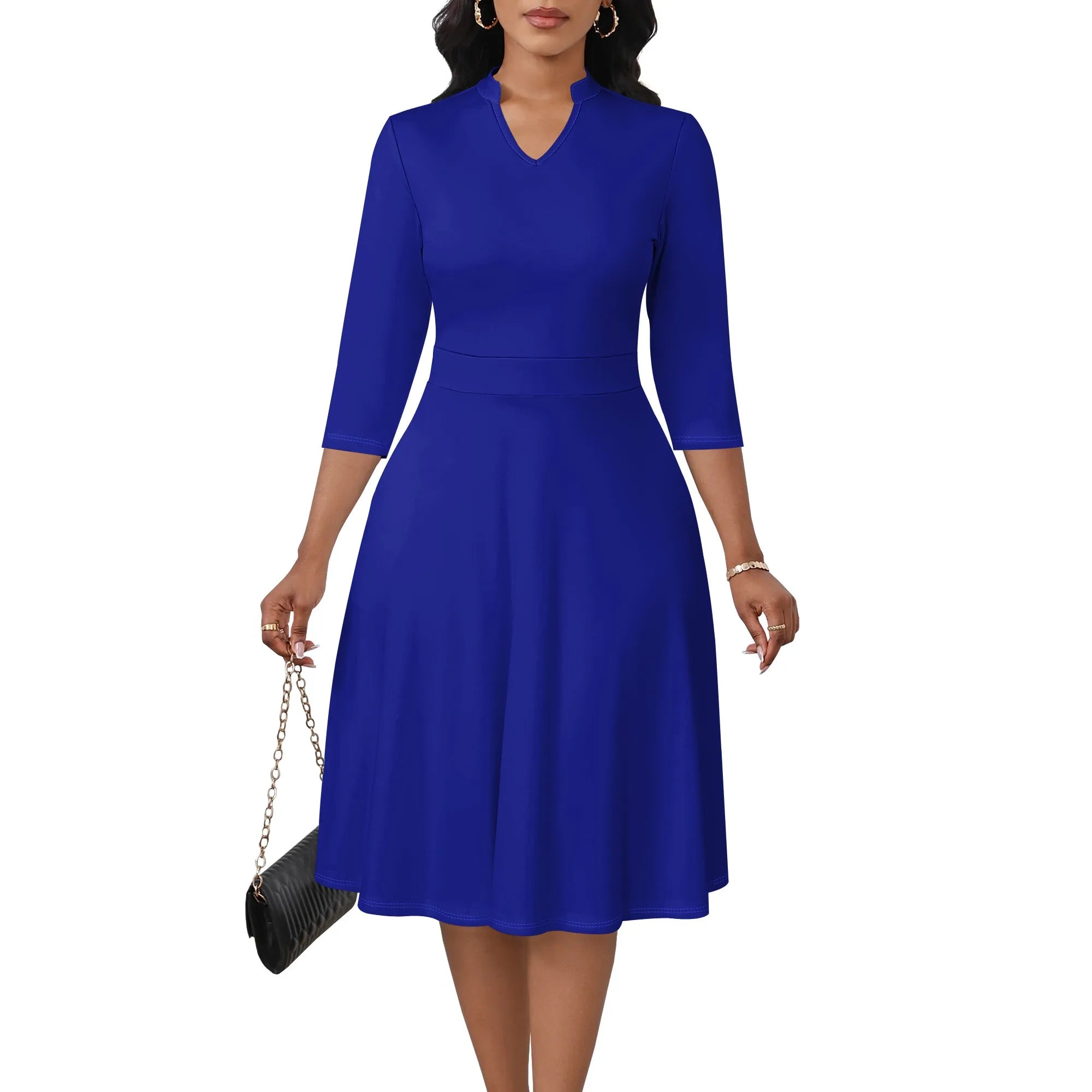 Women's Floral Off Shoulder Maxi Dress 3/4 Sleeve Pink Multicolor Slit Party Evening