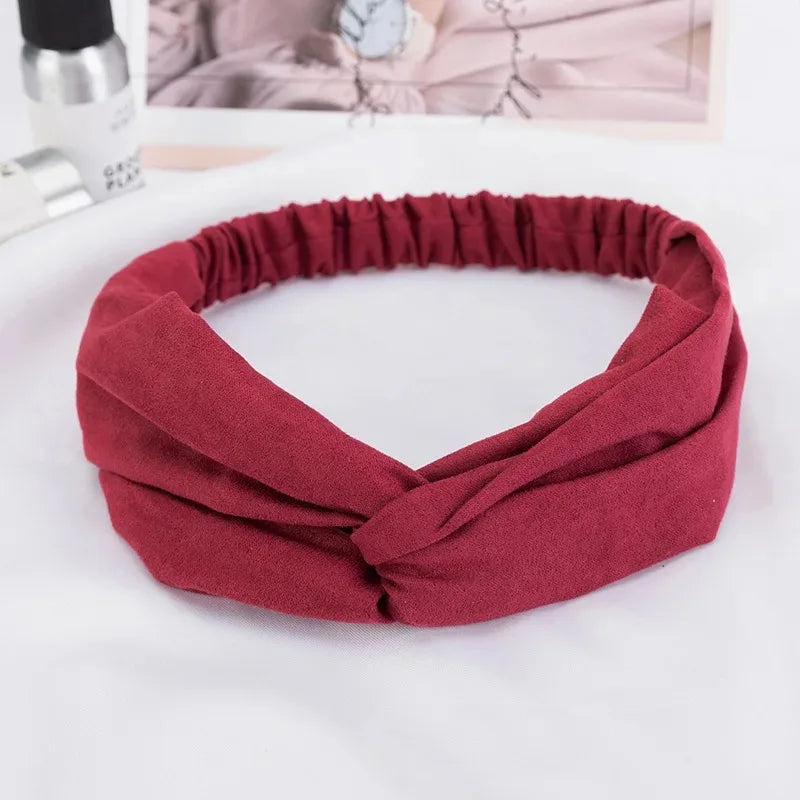 Mode Dames Boheemse Hoofdbanden Zomer Stijl Kruis Tulband Bandage Bandana's Multifunctionele Haaraccessoires voor Meisjes