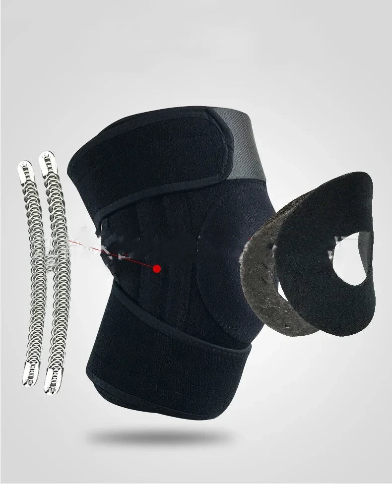1 ST. Orthopedische Kniebeschermer Kniebrace Ondersteuning Gewrichtspijnverlichting Patellabeschermer Verstelbare Sport Kniebeschermer Meniscusband