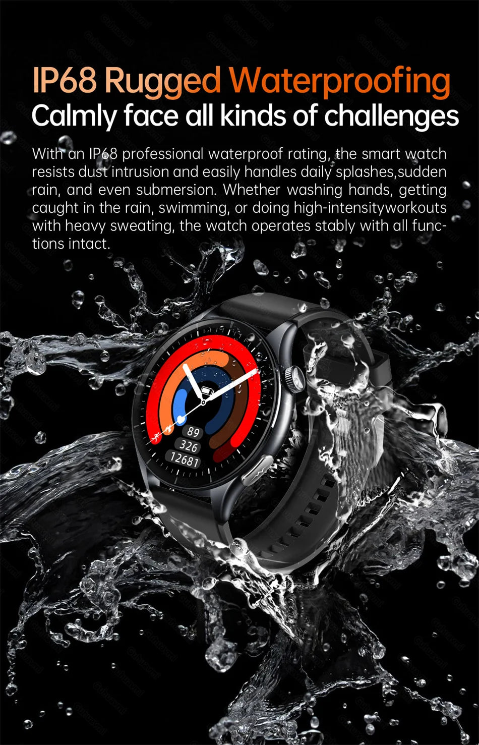 2025 Nieuw Smart Watch NFC ECG+PPG Bloedzuurstof Urinezuur Bloeddruk Saffier Smartwatch Heren - Compatibel met Samsung Galaxy, Xiaomi en Huawei IOS