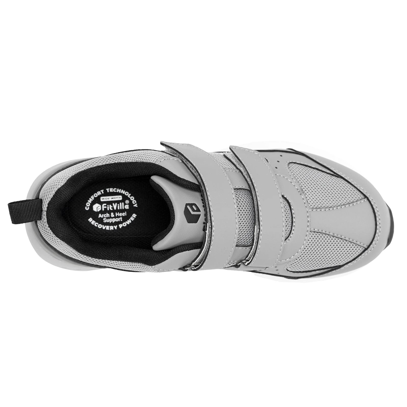 Men's Diabetic Shoes For Extra Wide Width Adjustable Closure Walking Shoes Slip-On Sneakers For Swollen Foot and Pain Relief