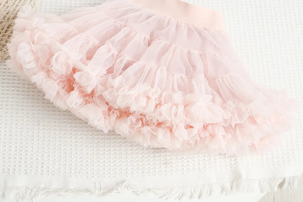 Autumn Kids Outfit 2PCS Set Sweet Bear Bow Girl's Knitted Sweater And Mesh Skirt Korean Loose Children's Clothing 9M-5T Girls