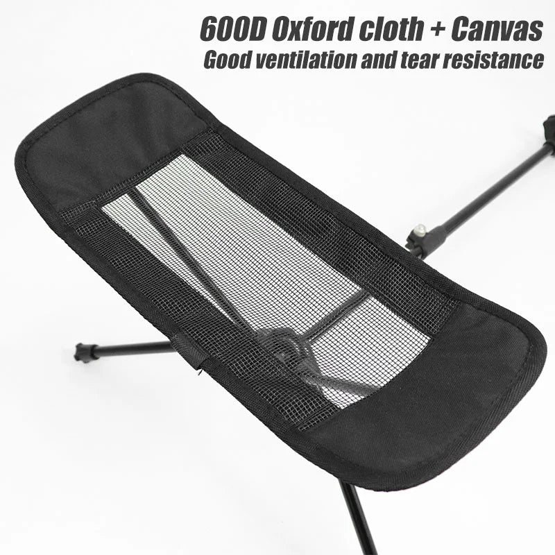 Universal Camping Chair Foot Rest Folding Attachable Footrest Lightweight Footstool for Outdoor Fishing Beach Hiking