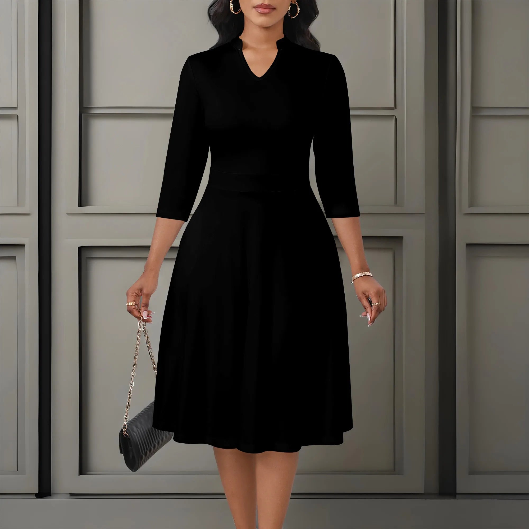 Women's Floral Off Shoulder Maxi Dress 3/4 Sleeve Pink Multicolor Slit Party Evening