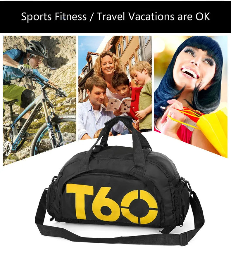 Waterproof Gym And Fitness Bag For Sports Men & Women - Outdoor Portable & Ultralight Large Travel Backpack