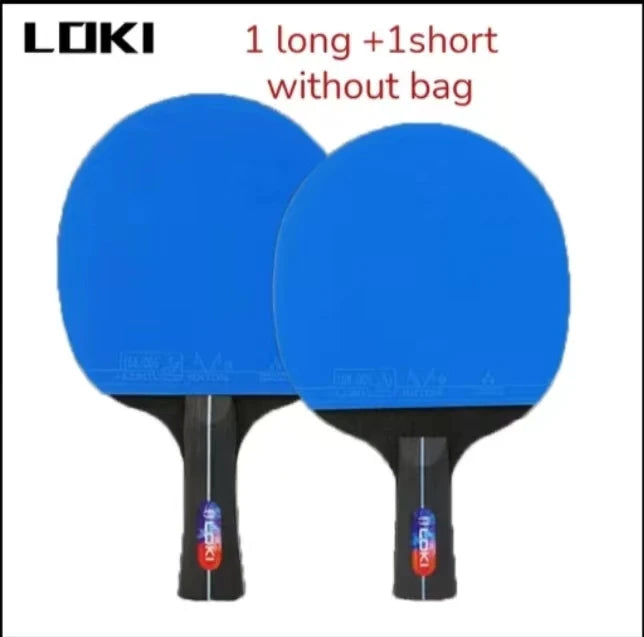 K5000 K3000 K1000 Table Tennis Racket Set 2pcs Home Entertainment Ping Pong Rackets with Blue Colour Ping Pong Rubber