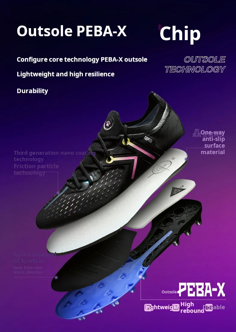 Adult Football Shoes MG Short Nail Football Shoes Youth Grass Professional Competition Training Shoes Soccer Shoes