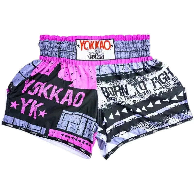 YOKKAO Limited Edition Boxing Shorts – Professional Muay Thai & MMA Fight Shorts for Men & Women Training & Combat Sports