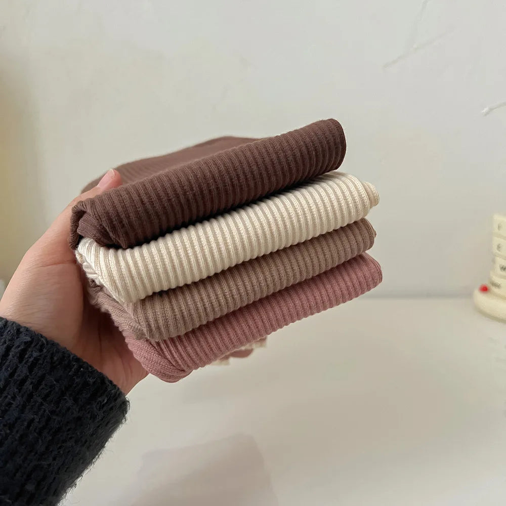 Skinny, elastische peuterlegging met kant en kant, basic bovenkledingbroek voor kinderen van 0-3 jaar