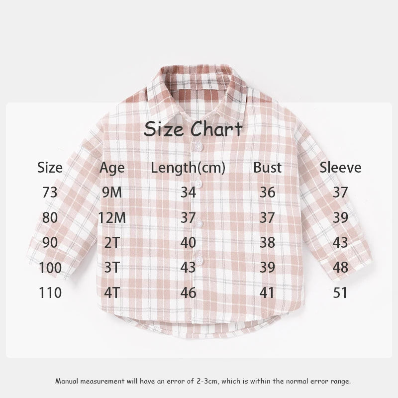 Nieuwe lente kindershirt meisjes jongens dunne stijl kleur blok rooster blouse kinderen baby losse bovenkleding 1-6 jaar unisex