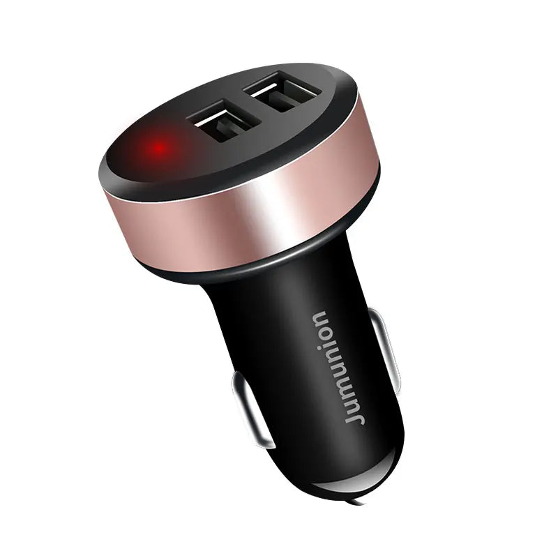Fast Charge Car Charger High Speed Vehicle Charger 240W For Samsung iPhone Xiaomi Pixel With Led Signal Light 2USB Ports Adapter