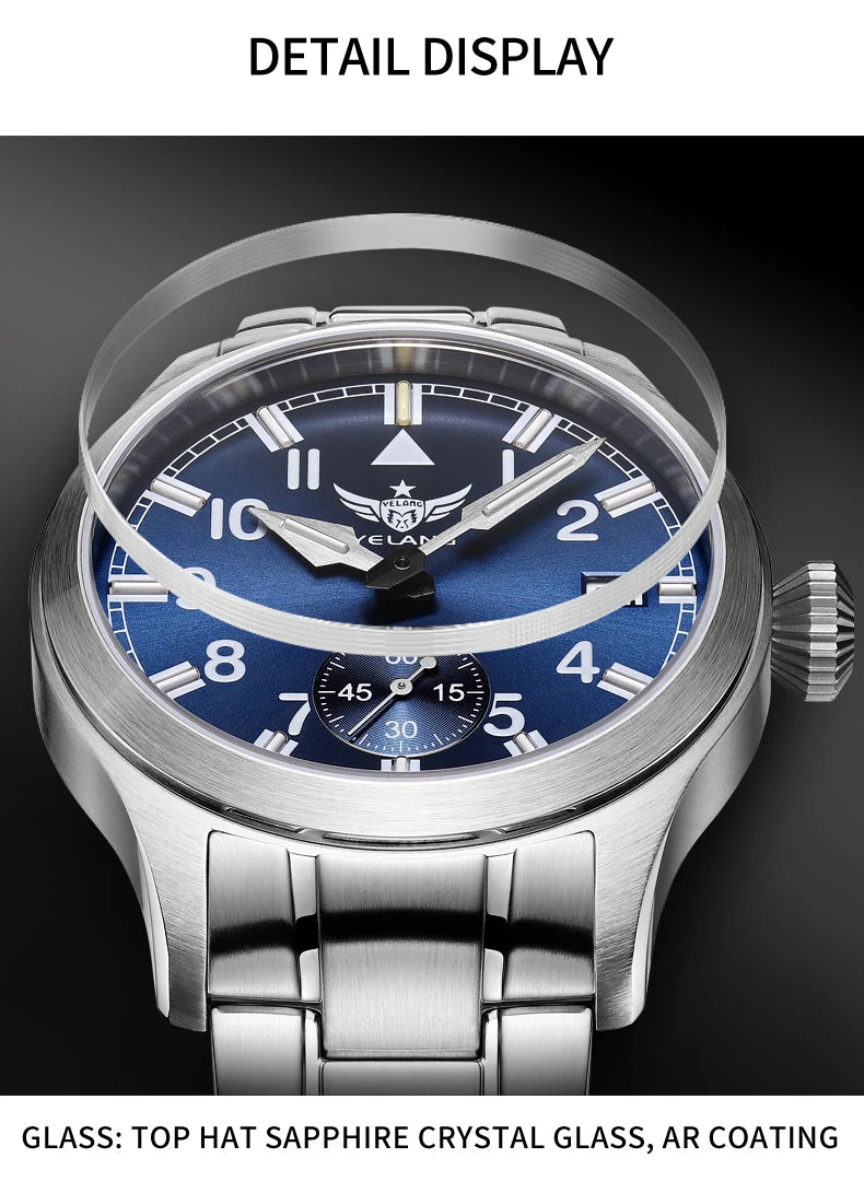 Yelang V1023 Men Watch Japanese VL58 Movement Casual Men's Quartz Watch 10ATM 100m Waterproof Luminous Sports Watch Sapphire