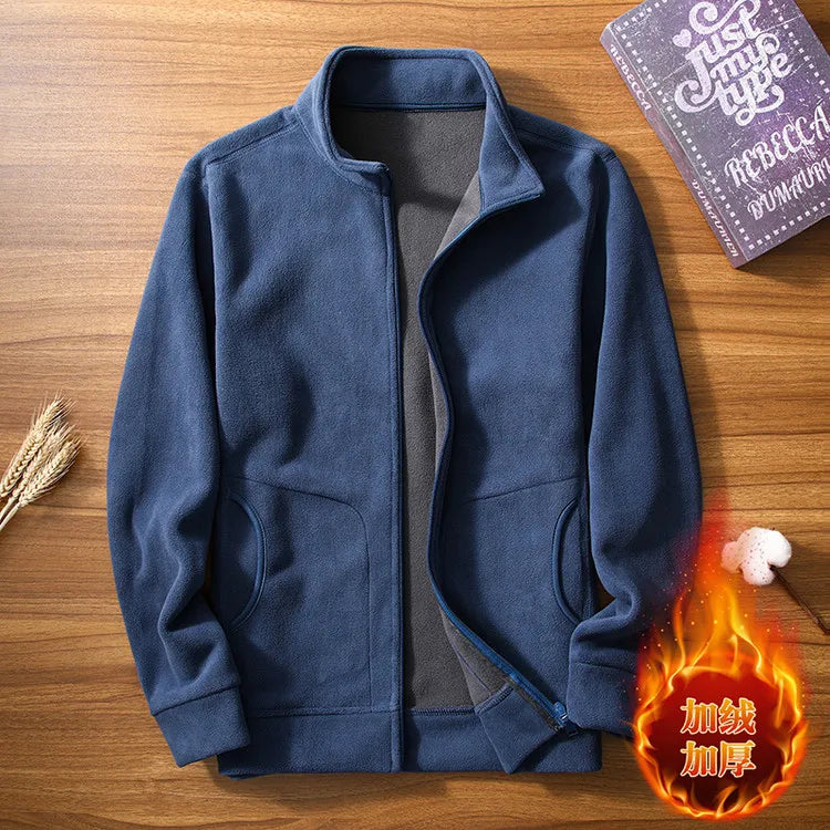 Men's Winter Premium Fleece Jacket - Soft & Warm Top-Ranked Male Essential Casual Top