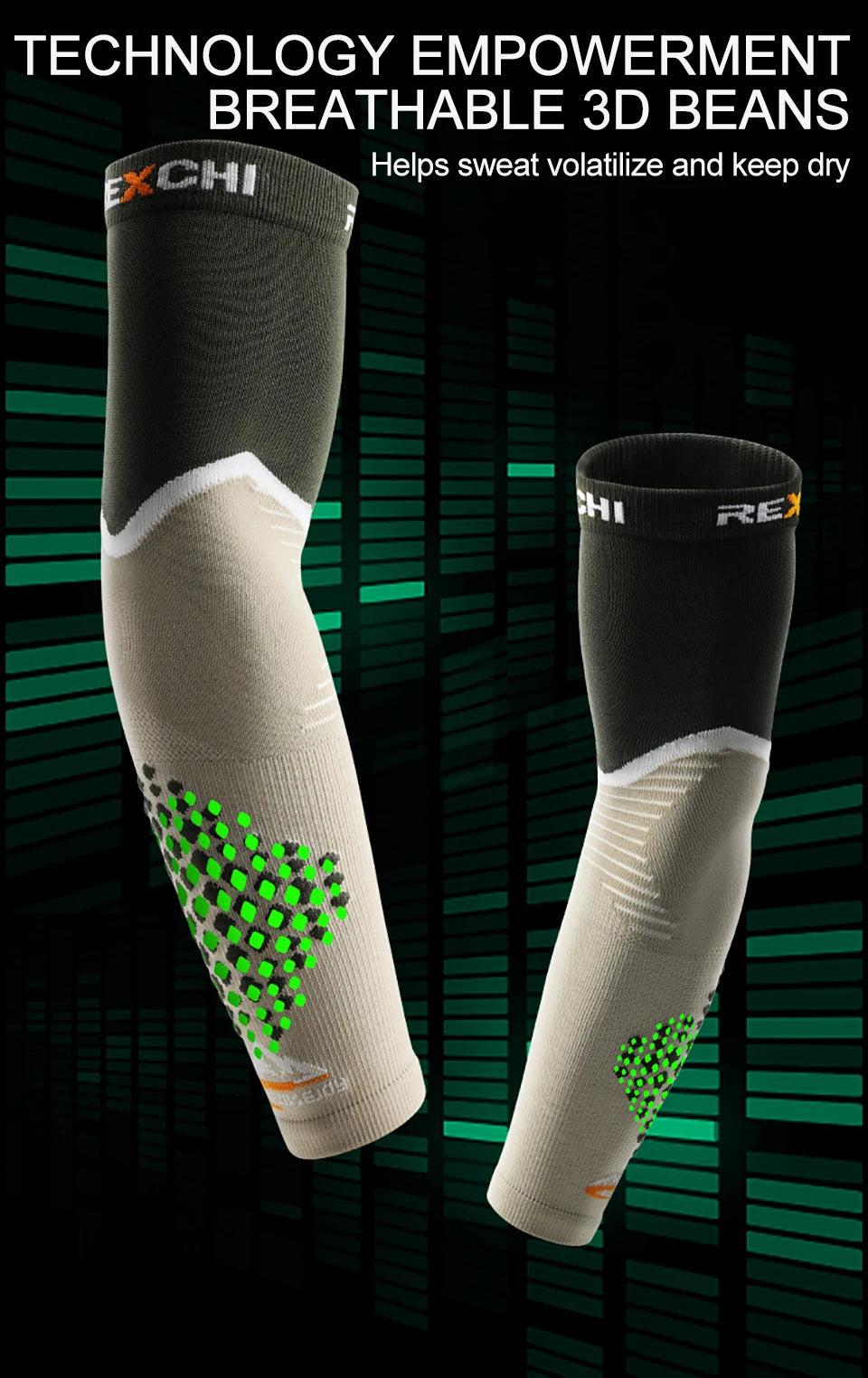 2 stuks sportarm compressiemouwen, bescherming voor hardlooparmen, fitness, basketbal elleboogbeschermers, sport, fietsen, armwarmers