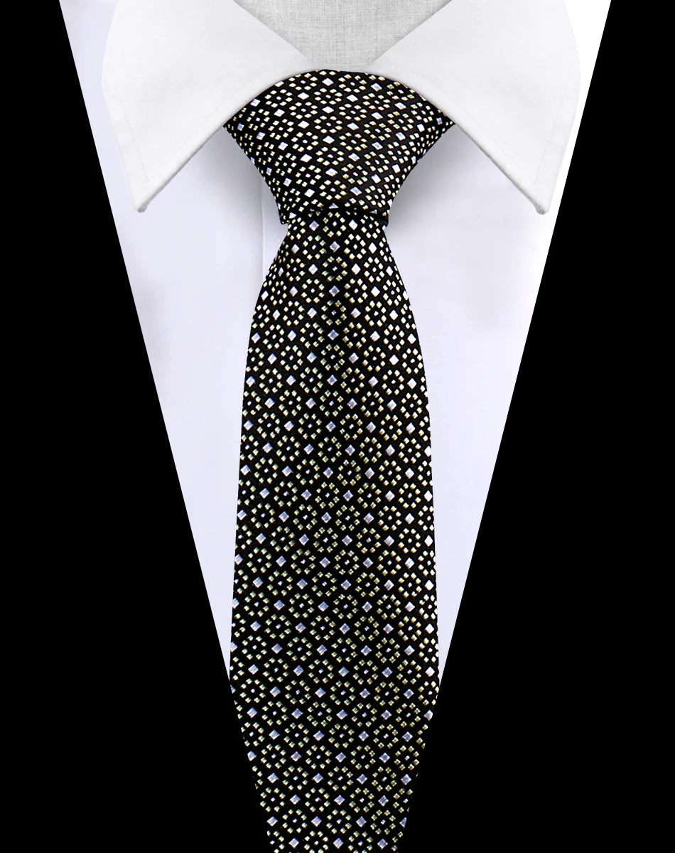 Men's Luxury Paisley Necktie Floral Wedding Style Business Tie Polyester 146x7.5cm Gift for Adult Male Occasions