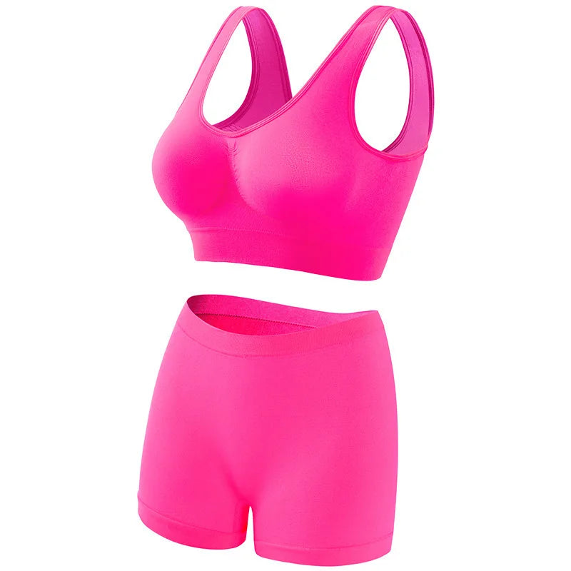 Underwear Women's Small Chest Gathered Without Steel Ring Sports Bra, Large Size Anti Glare Comfortable Beautiful Back Yoga Vest