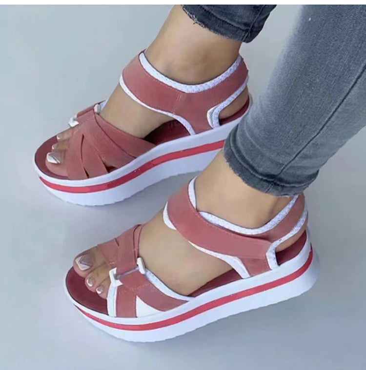 Summer Shoes Women Sandals Party Women's Sandals Outdoor Women Shoe Wedge Sandals Woman Retro Footwear Sandal Women Female