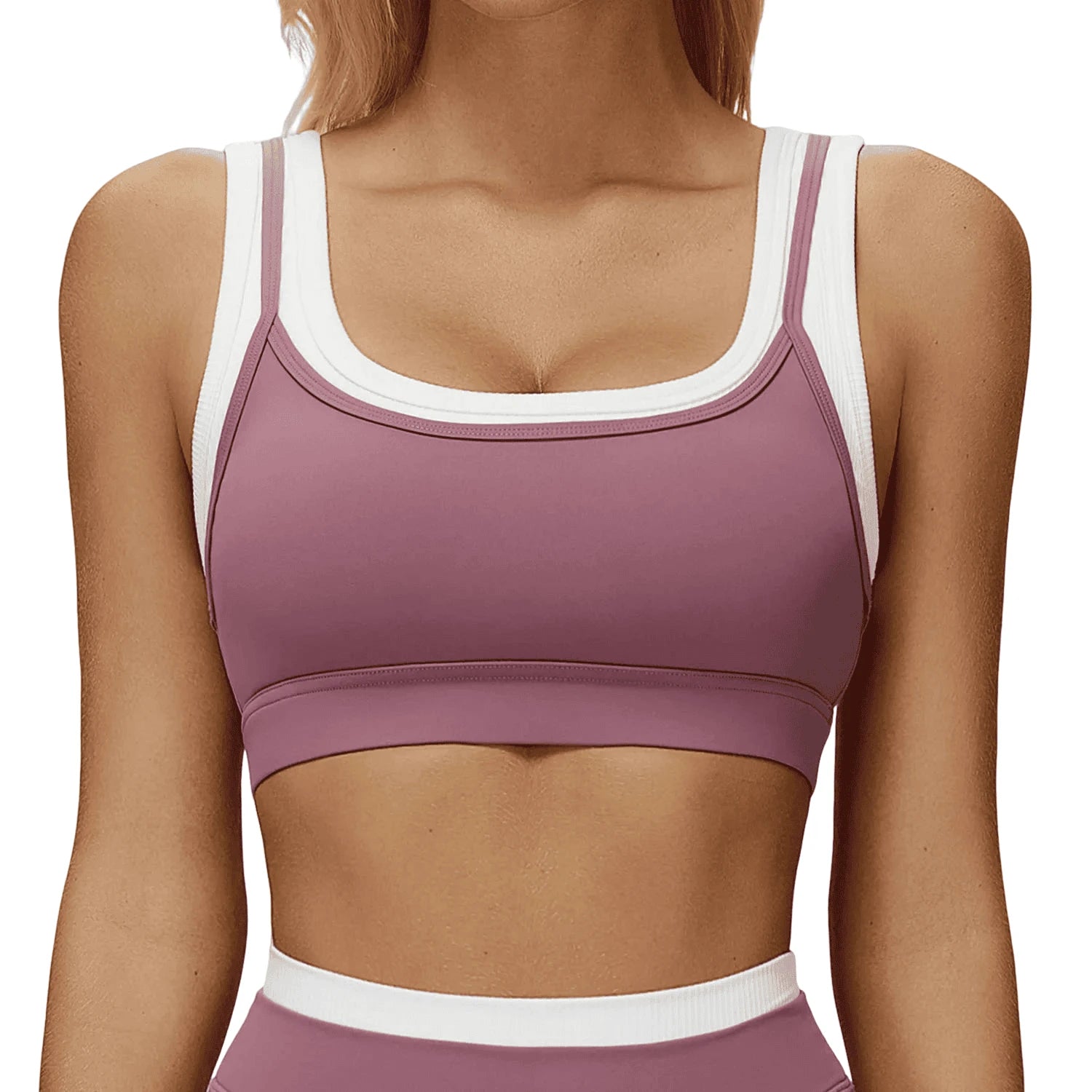 Women’s High Impact Sports Bra – Breathable Push Up Yoga Bra for Gym, Running & Fitness Workout Activewear