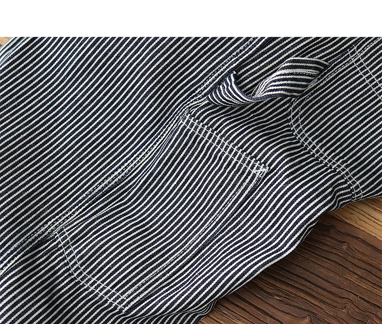 3903# Spring New American Retro Denim Carpenter Cargo Jeans Heren 100% Katoen Gewassen Losse Casual Multi-pocket Rechte Broek