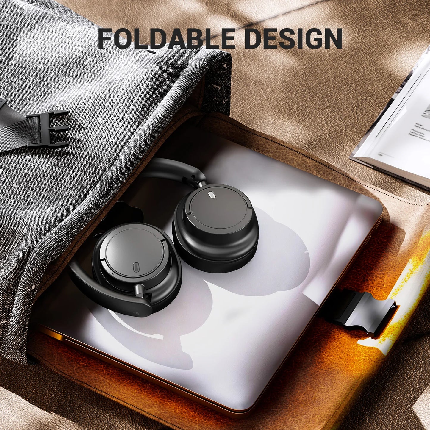 Oneodio SuperEQ V16 Wireless Bluetooth 5.3 Headphones 40mm Driver Headsets 90Hrs Playtime Over-Ear Bluetooth Headset