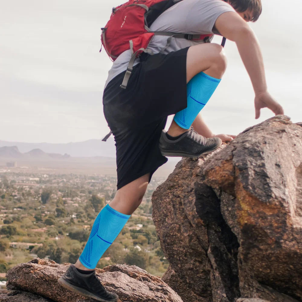 1pcs Running Athletics Compression Sleeves Leg Calf Shin Splints Elbow Knee Pads Protection Sports Safety Unisex