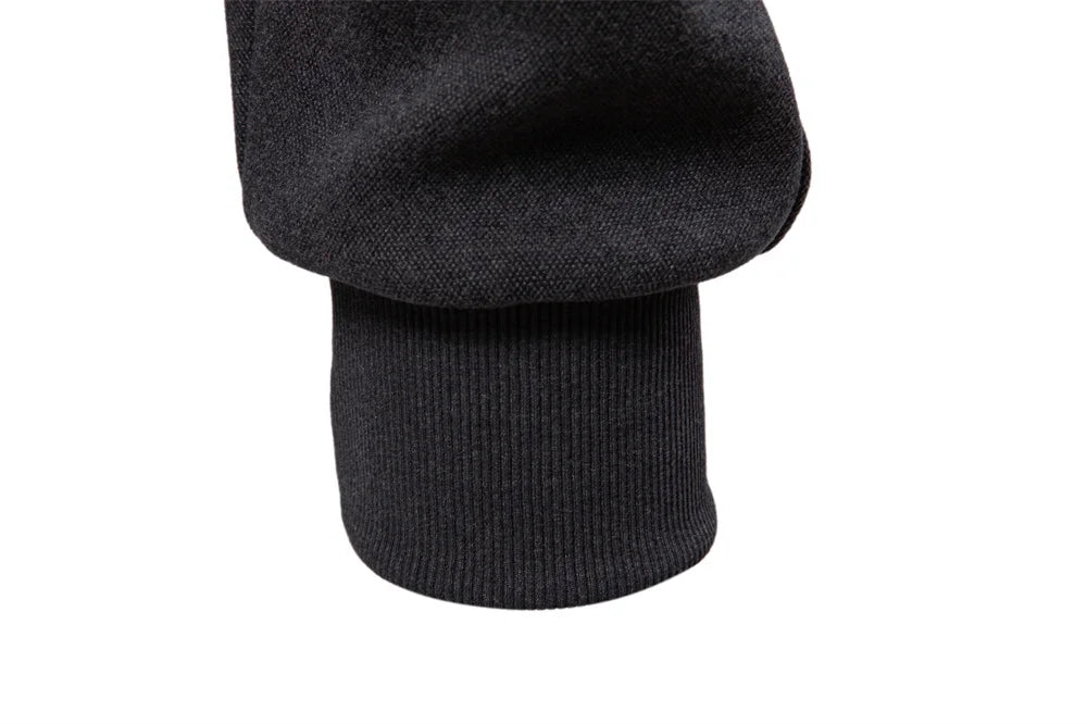 Mens Fashion Sweatshirt Y2K Inspired Solid Color Plush Lined Side Half Zip Winter Warm High Neck Street Style Hoodies for Men