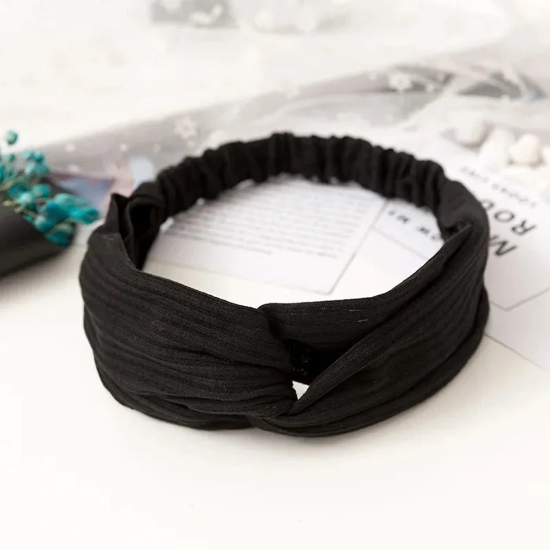 Mode Dames Boheemse Hoofdbanden Zomer Stijl Kruis Tulband Bandage Bandana's Multifunctionele Haaraccessoires voor Meisjes