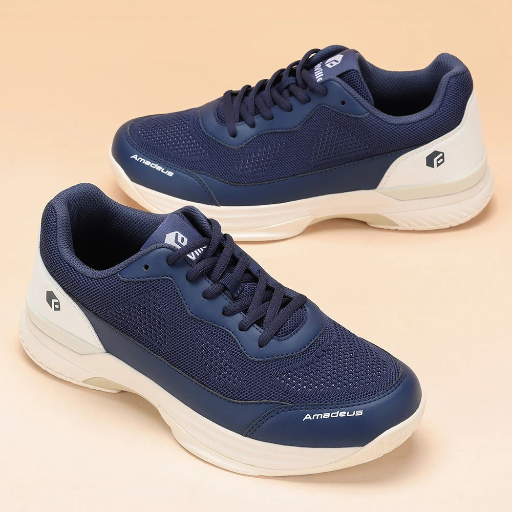 Sports Shoe for Men's Tennis Shoes Professional Training Sneakers Anti-Slip Sweat Absorbent Swollen Feet Arch Support