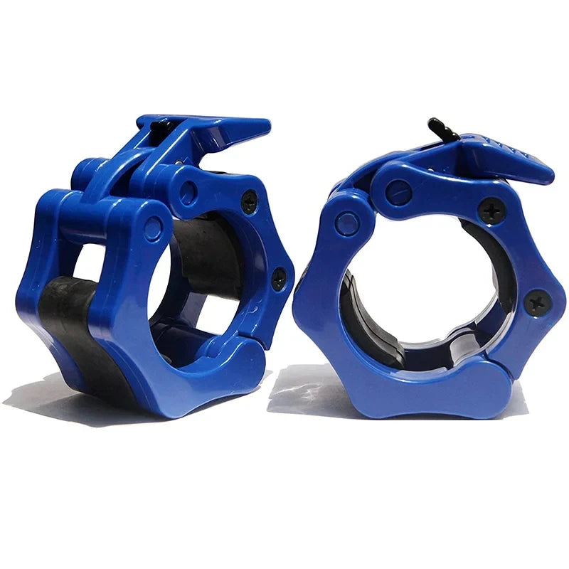 1Pair 50MM Spinlock & Collar Lock Clips For Weightlifting Bar - Quick Release Dumbbell Clamps