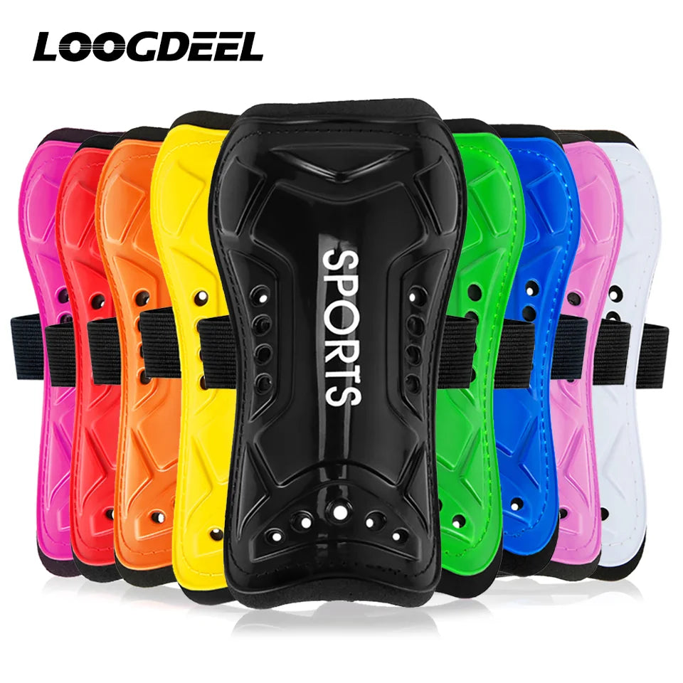 Loogdeel Youth & Adult Shin Guards – Protective Football Shin Pads for Kids & Men/Women Soccer Training & Matches
