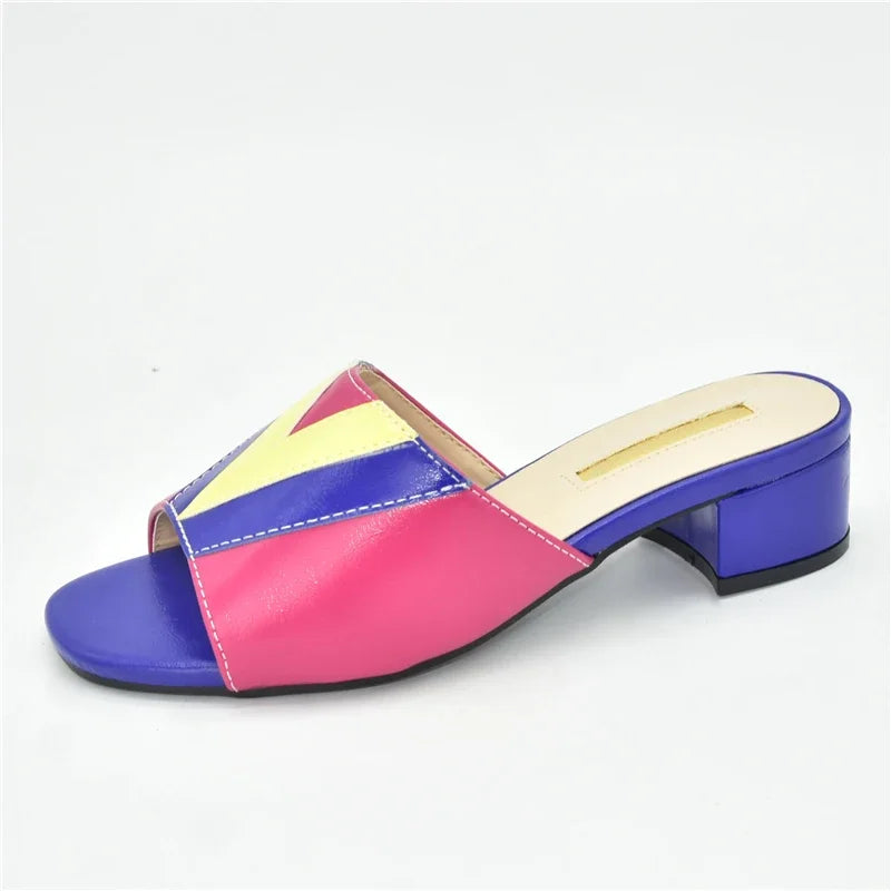 Fashion Shoes for Women Sandals Wedding Shoes Bride Pumps Women Shoes Mixed Color Low Heels Plus Size Ladies Shoe and Sandals