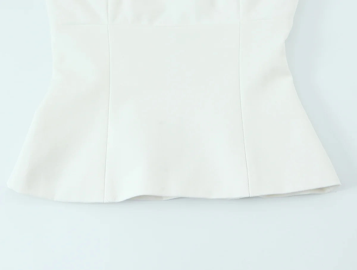 White Print Camisole Sexy Adjustable Spaghetti Straps Chic Party Summer Crop Top Streetwear for Women Short Length Polyester