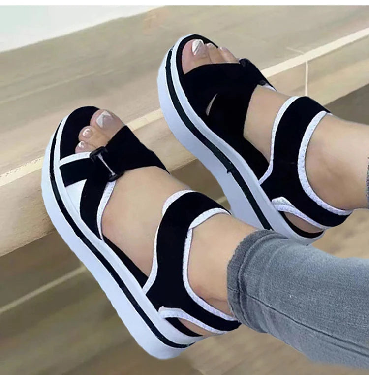 Summer Shoes Women Sandals Party Women's Sandals Outdoor Women Shoe Wedge Sandals Woman Retro Footwear Sandal Women Female