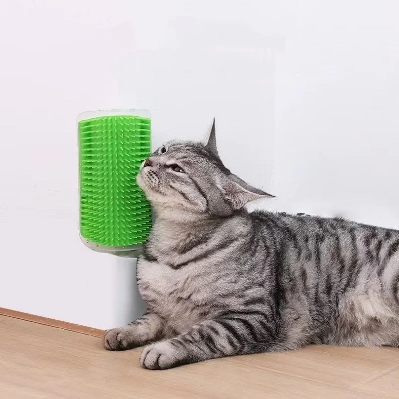 Kattenmassagetool, massagekam voor het verwijderen van dierenhaar, zelfreinigende borstel voor aan de muur, kattenspeelgoed, verzorgingsproducten voor huisdieren