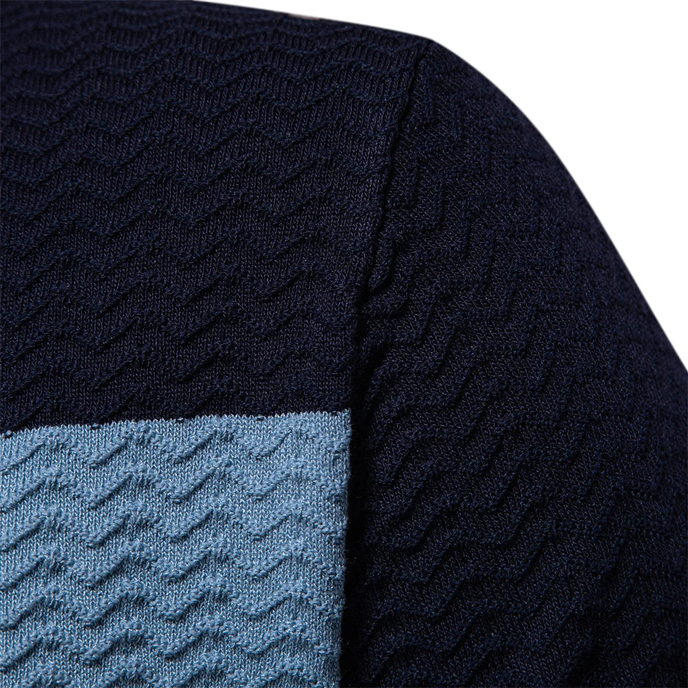 2024 Neues Sommer-Poloshirt mit strukturiertem Rippenstrick für Herren, kurzärmelig, atmungsaktiv und cool